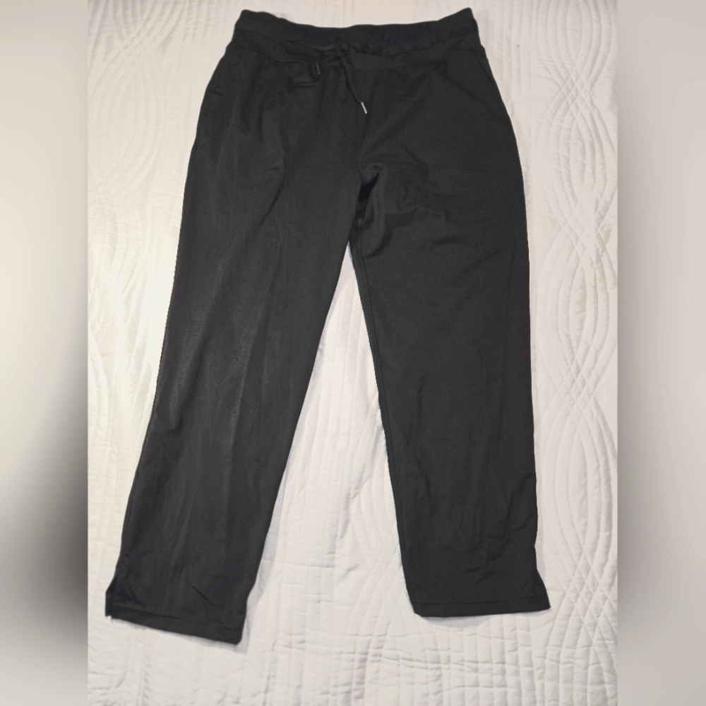 Soothfeel Women’s Golf Ankle Pants High Rise Black XXL